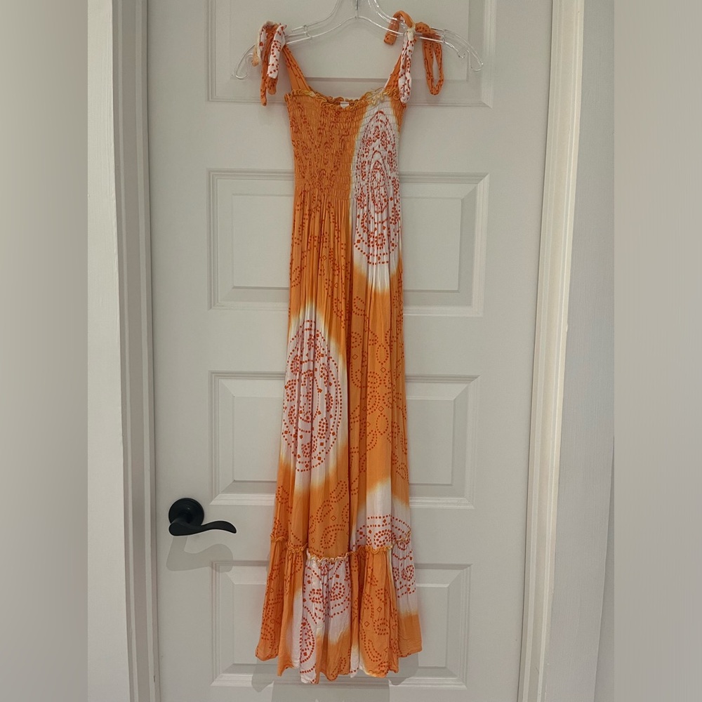 Girls summer maxi dress size XS